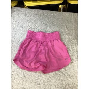 Nike Women Dri-FIT One High-Rise 3" Brief-Lined Training Short Pink DX6642-675 M